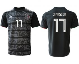 Wholesale Cheap Mexico #17 J.Rascon Black Soccer Country Jersey