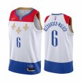 Wholesale Cheap Nike Pelicans #6 Nickeil Alexander-Walker White NBA Swingman 2020-21 City Edition Jersey