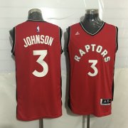 Wholesale Cheap Men's Toronto Raptors #3 James Johnson Red New NBA Rev 30 Swingman Jersey