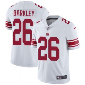 Wholesale Cheap Nike Giants #26 Saquon Barkley White Youth Stitched NFL Vapor Untouchable Limited Jersey