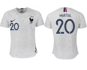 Wholesale Cheap France #20 Martial Away Soccer Country Jersey