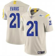 Cheap Men's Los Angeles Rams #21 Zach Evans Bone 2024 Vapor Untouchable Stitched Football Jersey