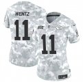 Cheap Women's Kansas City Chiefs #11 Carson Wentz 2024 F.U.S.E Arctic Camo Salute To Service Limited Stitched Football Jersey(Run Small)