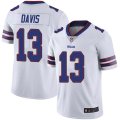 Wholesale Men's Buffalo Bills #13 Gabriel Davis White Vapor Untouchable Limited Stitched Jersey