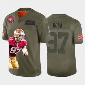 Cheap San Francisco 49ers #97 Nick Bosa Nike Team Hero 3 Vapor Limited NFL Jersey Camo