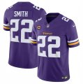 Cheap Men's Minnesota Vikings #22 Harrison Smith Purple 2024 F.U.S.E. With 4-Star C Patch Vapor Untouchable Limited Stitched Jersey