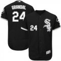 Wholesale Cheap White Sox #24 Yasmani Grandal Black Flexbase Authentic Collection Stitched MLB Jersey