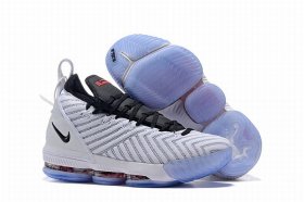 Wholesale Cheap Nike Lebron James 16 Air Cushion Shoes White Black