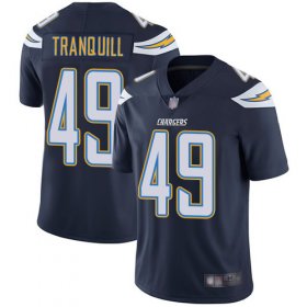 Wholesale Cheap Nike Chargers #49 Drue Tranquill Navy Blue Team Color Men\'s Stitched NFL Vapor Untouchable Limited Jersey