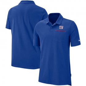 Wholesale Cheap New York Giants Nike Sideline Elite Performance Polo Royal