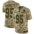 Wholesale Cheap Nike Browns #95 Myles Garrett Camo Youth Stitched NFL Limited 2018 Salute to Service Jersey