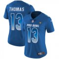 Wholesale Cheap Nike Saints #13 Michael Thomas Royal Women's Stitched NFL Limited NFC 2019 Pro Bowl Jersey