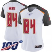 Wholesale Cheap Nike Buccaneers #84 Cameron Brate White Women's Stitched NFL 100th Season Vapor Untouchable Limited Jersey