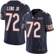 Wholesale Cheap Nike Bears #72 Charles Leno Jr Navy Blue Team Color Men's 100th Season Stitched NFL Vapor Untouchable Limited Jersey