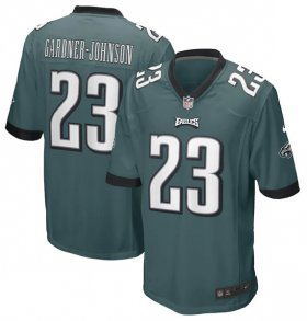 Cheap Men\'s Philadelphia Eagles #23 C.J. Gardner-Johnson Green Stitched Game Jersey