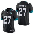 Wholesale Cheap Nike Jaguars #27 Leonard Fournette Black 25th Anniversary Vapor Limited Stitched NFL 100th Season Jersey