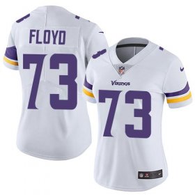 Wholesale Cheap Nike Vikings #73 Sharrif Floyd White Women\'s Stitched NFL Vapor Untouchable Limited Jersey