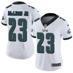 Wholesale Cheap Nike Eagles #23 Rodney McLeod Jr White Women\'s Stitched NFL Vapor Untouchable Limited Jersey