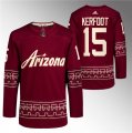 Cheap Men's Arizona Coyotes #15 Alexander Kerfoot Garnet Alternate Pro Jersey