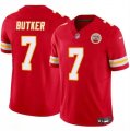 Men's Kansas City Chiefs #7 Harrison Butker Red 2024 F.U.S.E Vapor Untouchable Limited Stitched Football Jersey