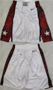 Cheap Men's Team USA White Red Shorts (Run Small)