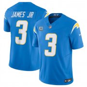 Cheap Men's Los Angeles Chargers #3 Derwin James Jr. Blue 2024 F.U.S.E. With 4-Star C Patch Vapor Untouchable Limited Stitched Jersey