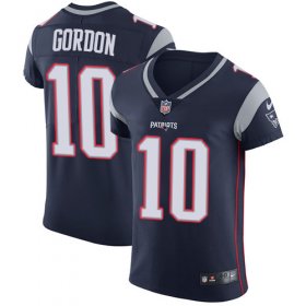 Wholesale Cheap Nike Patriots #10 Josh Gordon Navy Blue Team Color Men\'s Stitched NFL Vapor Untouchable Elite Jersey