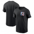 Wholesale Cheap Men's Atlanta Falcons Black 2023 Crucial Catch Sideline Tri-Blend T-Shirt