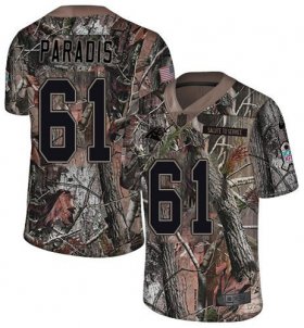 Wholesale Cheap Nike Panthers #61 Matt Paradis Camo Men\'s Stitched NFL Limited Rush Realtree Jersey