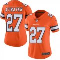 Wholesale Cheap Nike Broncos #27 Steve Atwater Orange Women's Stitched NFL Limited Rush Jersey