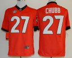 Wholesale Cheap Georgia Bulldogs #27 Nick Chubb 2014 Red Limited Jersey