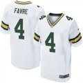 Wholesale Cheap Nike Packers #4 Brett Favre White Men's Stitched NFL Elite Jersey