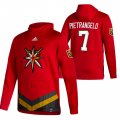 Wholesale Cheap Vegas Golden Knights #7 Alex Pietrangelo Adidas Reverse Retro Pullover Hoodie Red