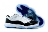 Wholesale Cheap Air Jordan 11 Retro Low Size 14 15 16 concord white/black