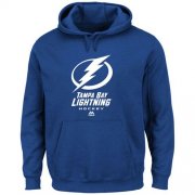 Wholesale Cheap Tampa Bay Lightning Majestic Critical Victory VIII Fleece Hoodie Royal Blue