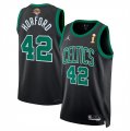 Wholesale Cheap Men's Boston Celtics #42 Al Horford Black 2024 Finals Champions Statement Edition Stitched Basketball Jersey