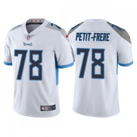 Wholesale Cheap Men\'s Tennessee Titans #78 Nicholas Petit-Frere White Vapor Untouchable Stitched Jersey