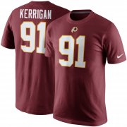 Wholesale Cheap Washington Redskins #91 Ryan Kerrigan Nike Player Pride Name & Number T-Shirt Burgundy