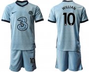 Wholesale Cheap Men 2020-2021 club Chelsea away Light blue 10 Soccer Jerseys1