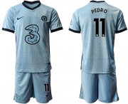 Wholesale Cheap Men 2020-2021 club Chelsea away Light blue 11 Soccer Jerseys1