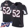 Wholesale Cheap Nike Cardinals #52 Mason Cole Black Alternate Men's Stitched NFL 100th Season Vapor Limited Jersey