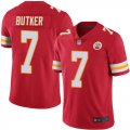 Wholesale Cheap Nike Chiefs #7 Harrison Butker Red Team Color Men's Stitched NFL Vapor Untouchable Limited Jersey