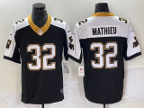 Wholesale Cheap Men's New Orleans Saints #32 Tyrann Mathieu Black 2023 FUSE 1987 Legacy Vapor Stitched Jersey