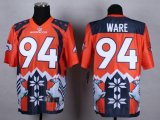 Wholesale Cheap Nike Broncos #94 DeMarcus Ware Orange Men's Stitched NFL Elite Noble Fashion Jersey