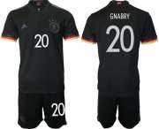 Wholesale Cheap Men 2020-2021 European Cup Germany away black 20 Adidas Soccer Jersey