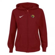 Wholesale Cheap Nike Jacksonville Jaguars Ladies Tailgater Full Zip Hoodie Red