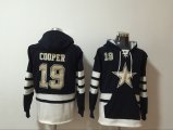 Wholesale Cheap Men's Dallas Cowboys #19 Amari Cooper NEW Navy Blue Pocket Stitched NFL Pullover Hoodie