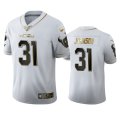 Wholesale Cheap Houston Texans #31 David Johnson Watson Men's Nike White Golden Edition Vapor Limited NFL 100 Jersey