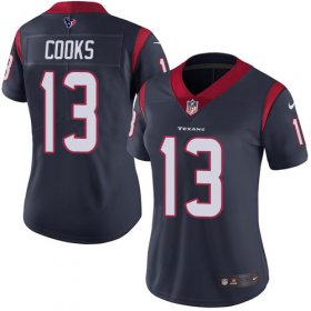 Wholesale Cheap Nike Texans #13 Brandin Cooks Navy Blue Team Color Women\'s Stitched NFL Vapor Untouchable Limited Jersey