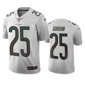 Wholesale Cheap Los Angeles Chargers #25 Melvin Gordon White Vapor Limited City Edition NFL Jersey